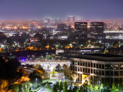 costa mesa skyline converging