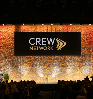 CREW Network 2024 Vancouver convention stage